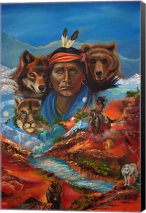 Framed Spirit Guide Whispers Print