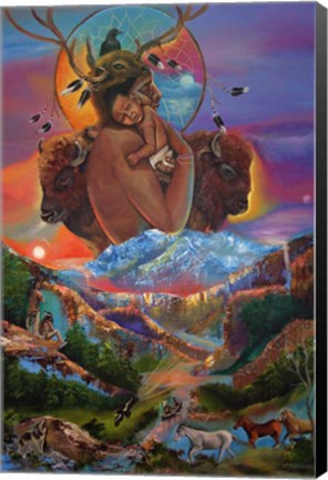 Framed Winds Lullaby Print