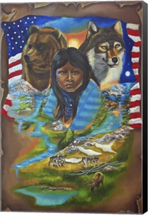 Framed Spirit Lives On Print