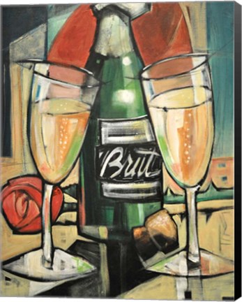 Framed Celebrate Bubbly Print