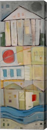 Framed Rowhouse 2 Print