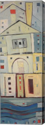 Framed Rowhouse 3 Print