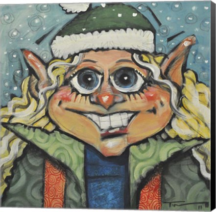 Framed Elf Print