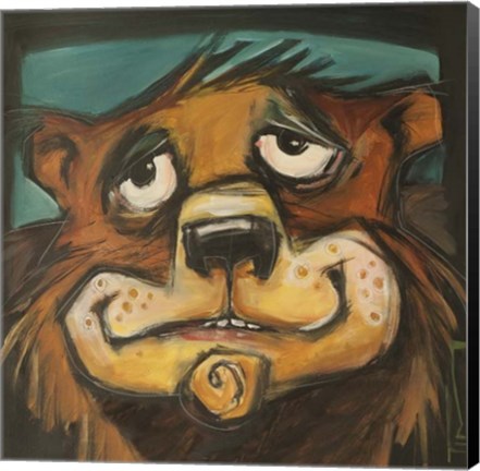 Framed Bear Poster Print