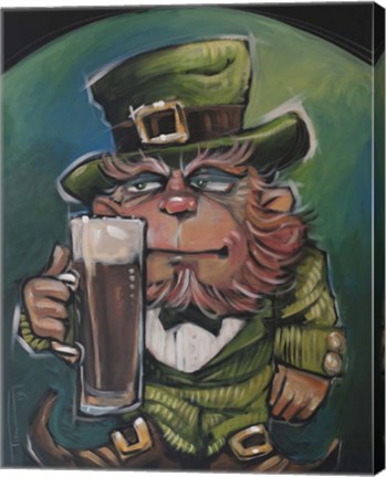 Framed Leprechaun Print