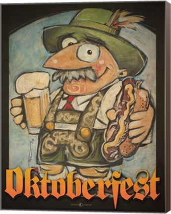 Framed Oktoberfest Guy Print