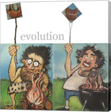 Framed Evolution Print