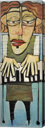 Framed Keyboard Player Print