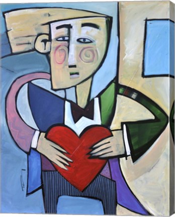 Framed Joseph Goes A Courtin Print