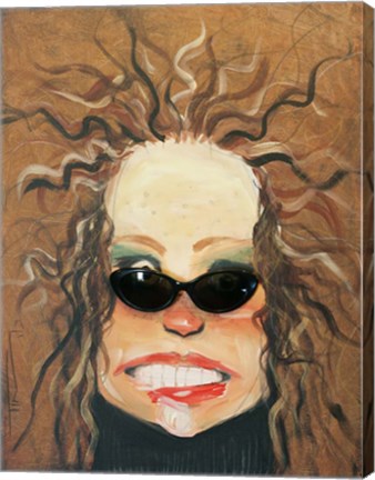 Framed Redhead In Sunglasses Print