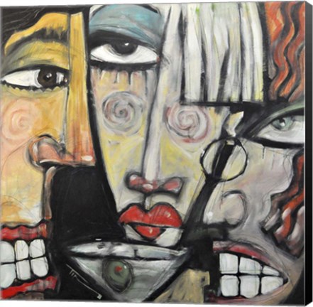 Framed Trouble At Martini Bar Print