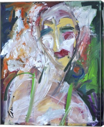 Framed Woman At Jazz Club Print