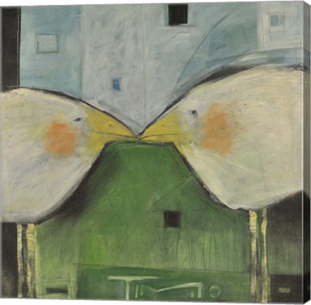 Framed Beak To Beak 1 Print