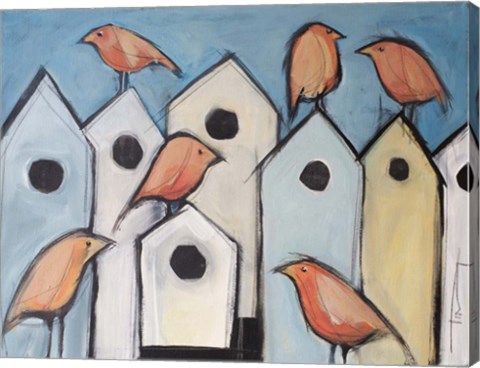 Framed Bird Condos Print