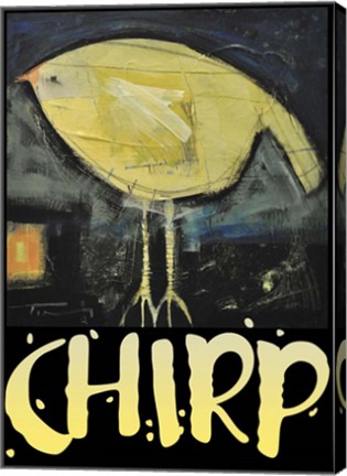 Framed Chirp Poster Print