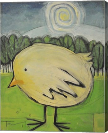 Framed Cute Chick Print
