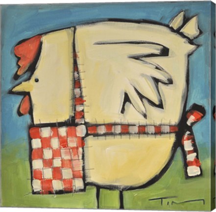 Framed Mother Hen Print