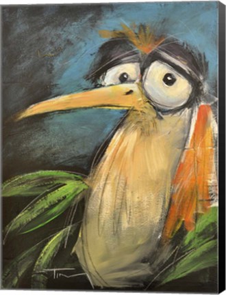 Framed Larry Looks Lonely Print