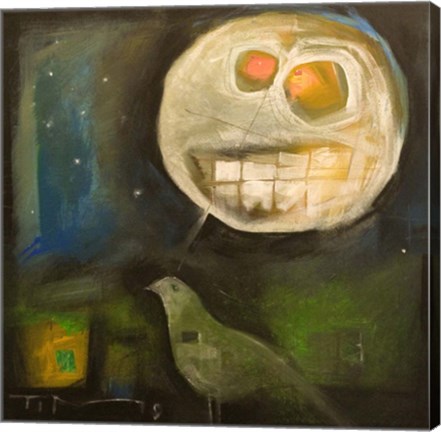 Framed Nightbird Harvestmoon Print