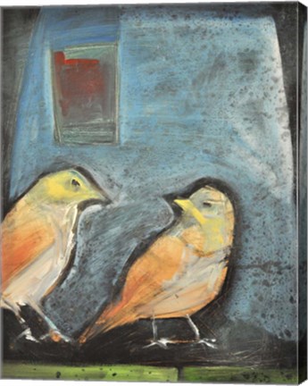 Framed Sparrows Print