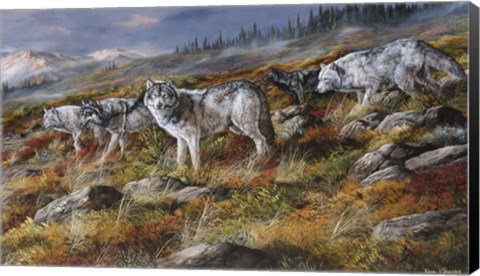Framed Autumn In Alaska Print