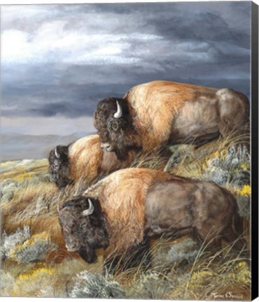 Framed Distant Thunder Print