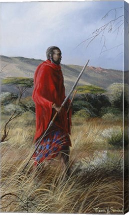 Framed Lone Warrior 1 Print
