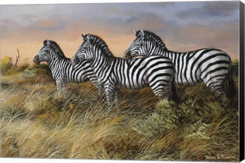 Framed Serengeti Sunset Print