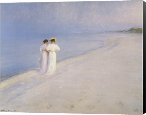 Framed Summeraften Print