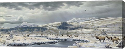 Framed September Snow Print