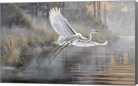 Framed Sunrise Flight Print