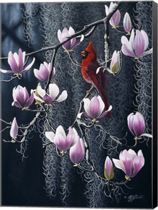 Framed Southern Cheer - Cardinal Print