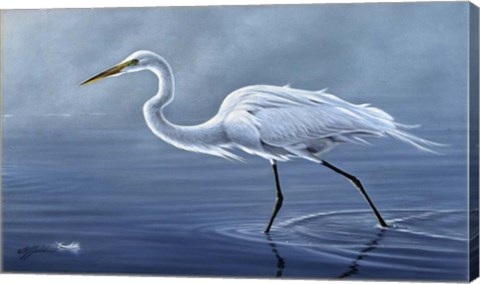 Framed Walking The Edge Print