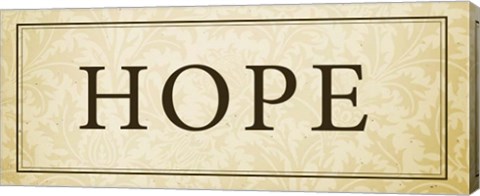 Framed Hope Plaque Print