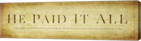 Framed John 3v16 Print