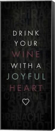 Framed Joyful Heart Print