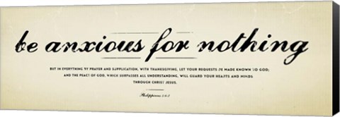 Framed Philippians 4v6-7 Print