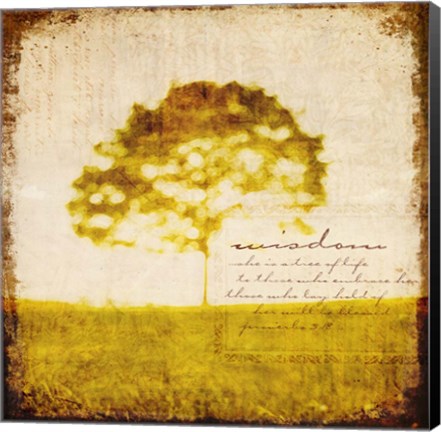 Framed Proverbs 3v18 Print