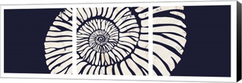 Framed Contemporary Coastal Triptych 2 Print