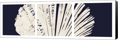 Framed Contemporary Coastal Triptych 3 Print