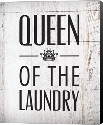 Framed Queen Of The Laundry I Print