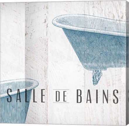 Framed Salle de Bains I Print