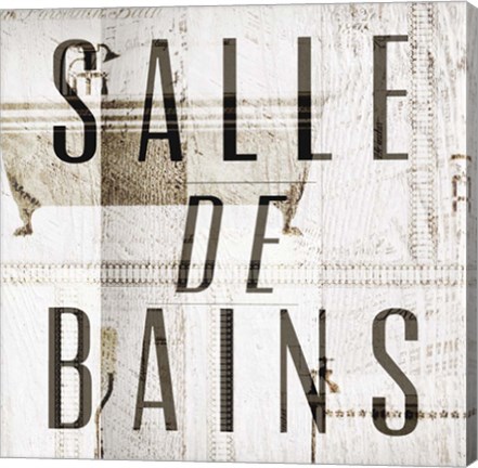 Framed Salle de Bains II Print