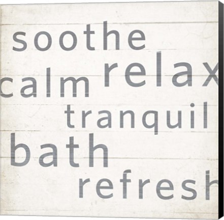 Framed Spa Retreat I Print