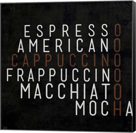 Framed Coffee Kitchen III Print