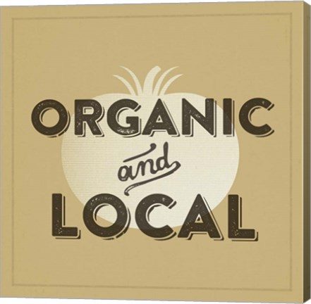 Framed Organic And Local II Print
