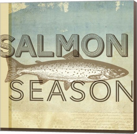 Framed Salmon Season Print