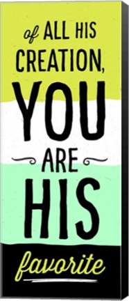 Framed His Favorite I Print