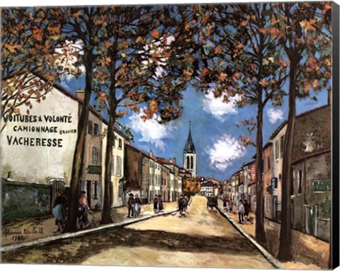 Framed St. Romaine Quarter Print