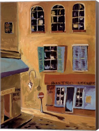 Framed Le Bistro Print